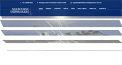 Desktop Screenshot of melbourneshipbrokers.com.au
